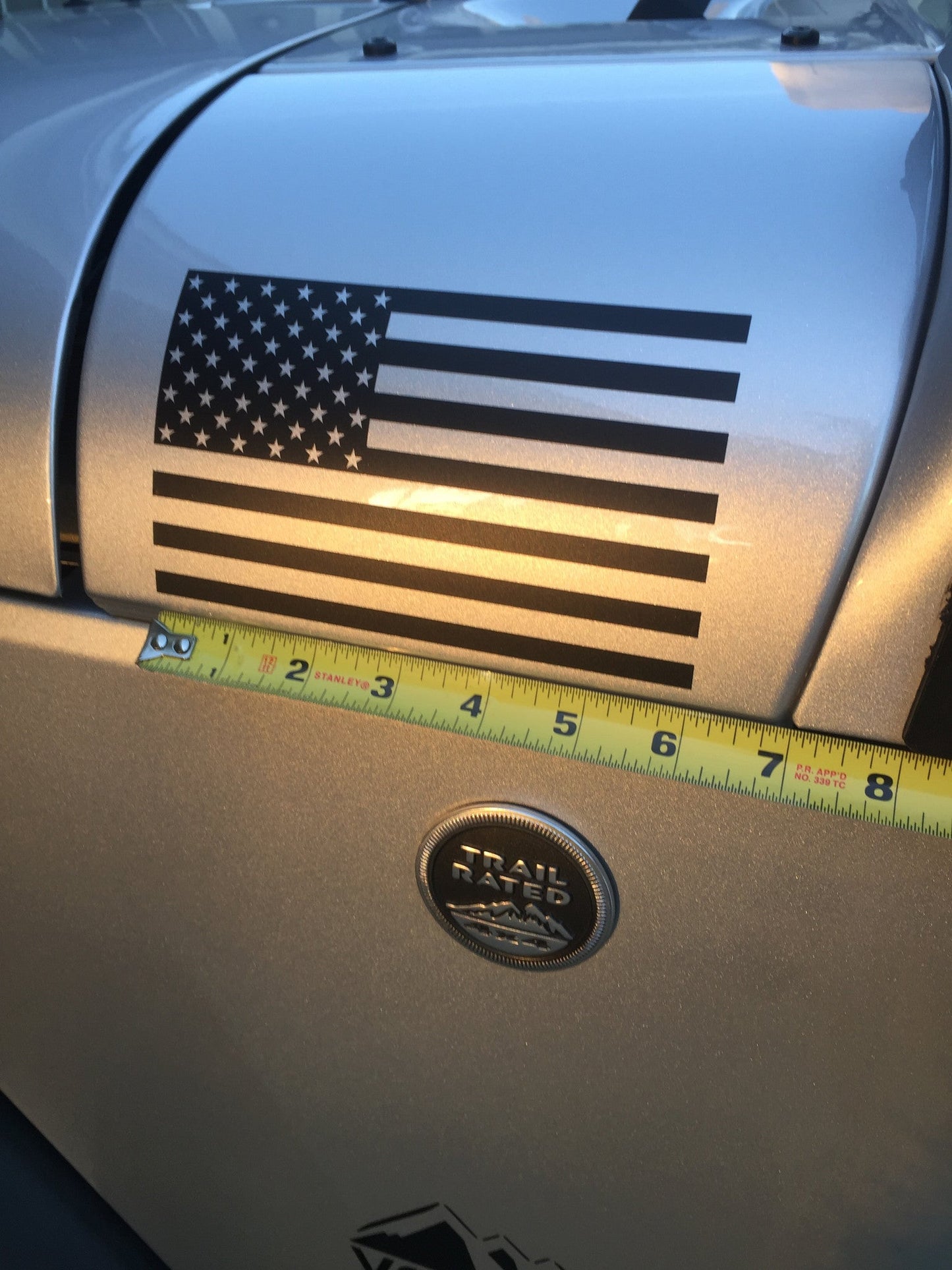 American Flag Decal Retail 10 Pack