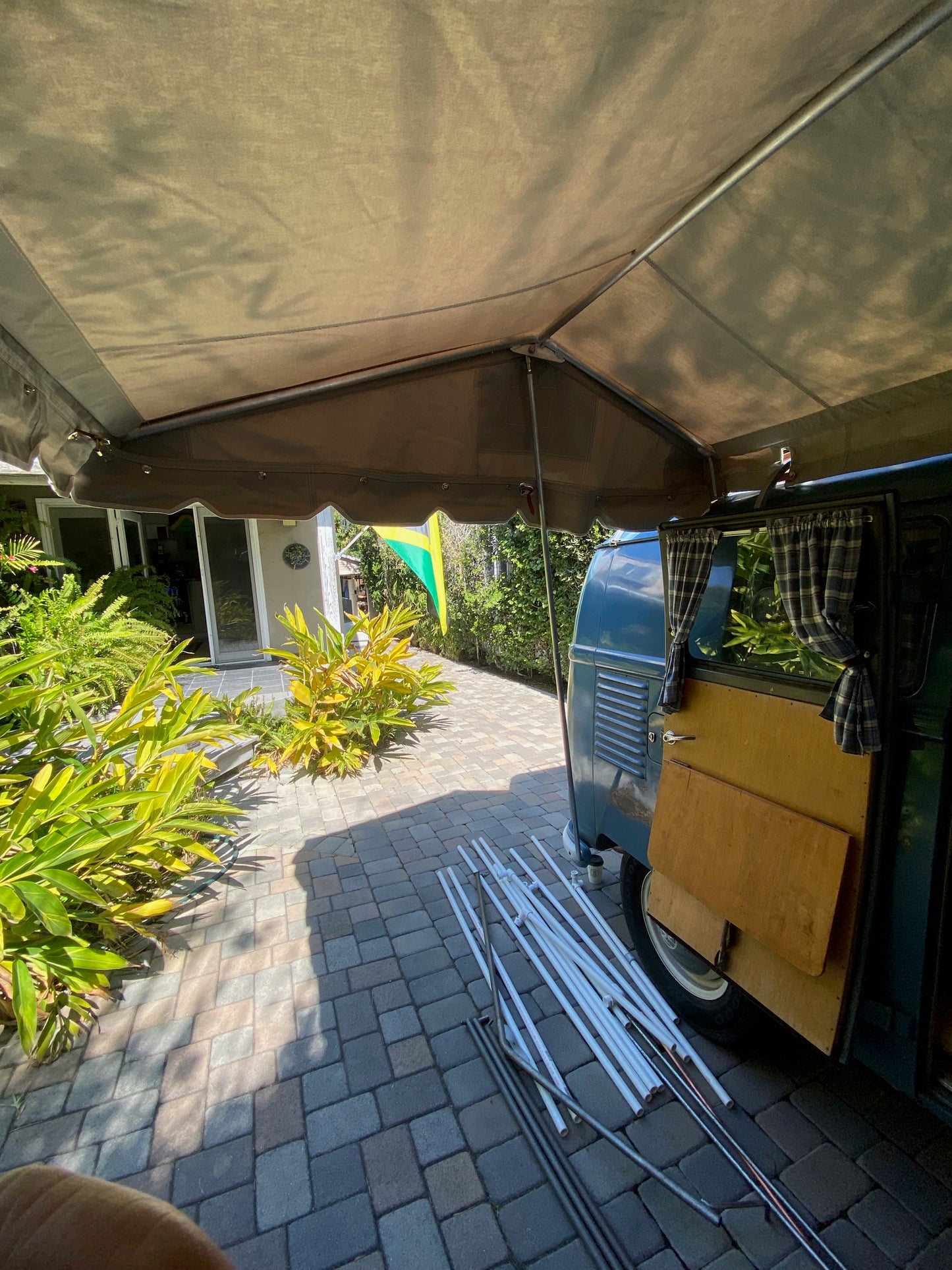 VW Bus vintage style A-Frame awning frame only (NO Canvas Cover)