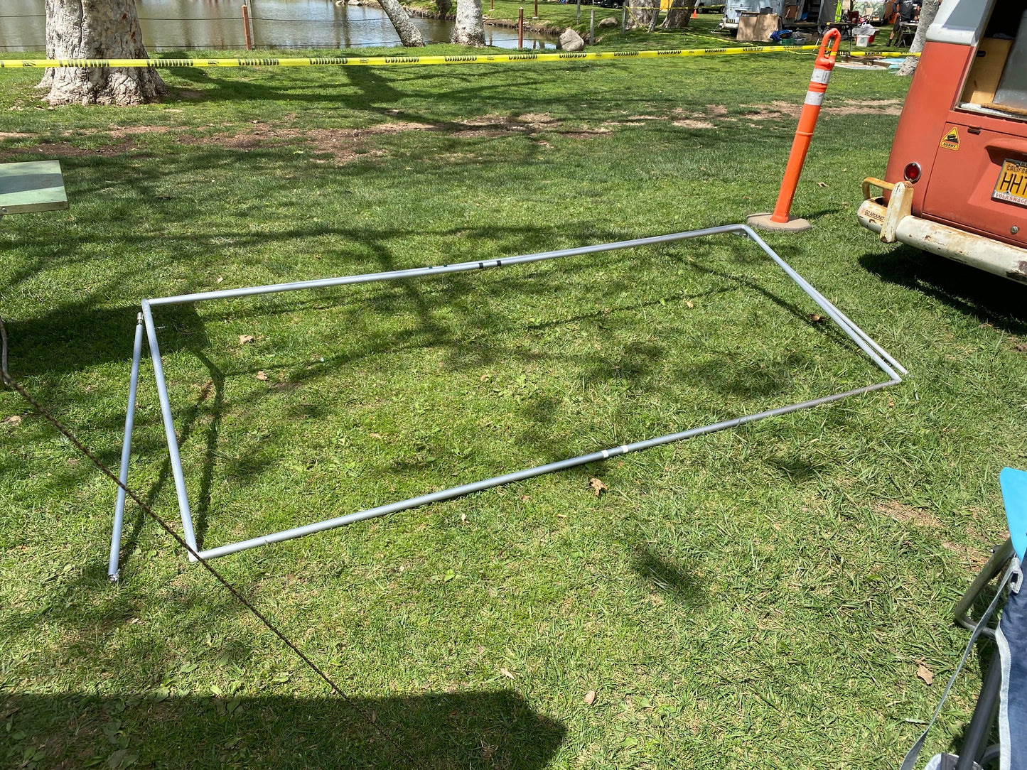 VW Bus vintage style A-Frame awning frame only (NO Canvas Cover)