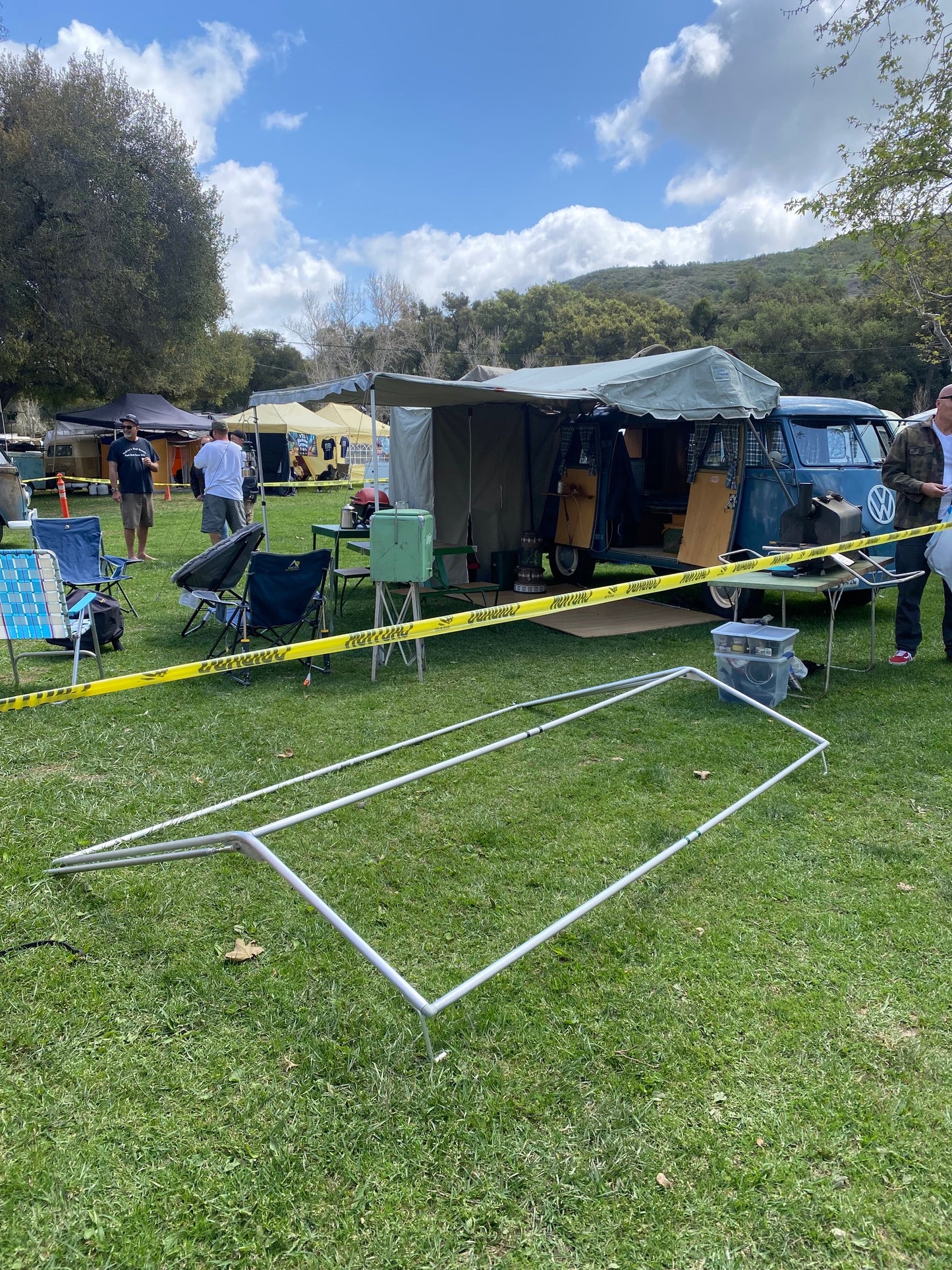 VW Bus vintage style A-Frame awning frame only (NO Canvas Cover)