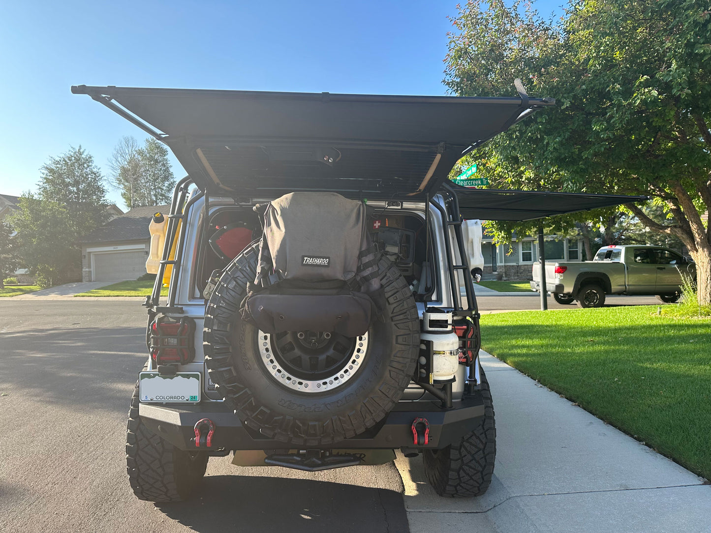 Sir-Shade™ Telescoping Rear Awning JK/JL 2/4-DR For Gobi Rack