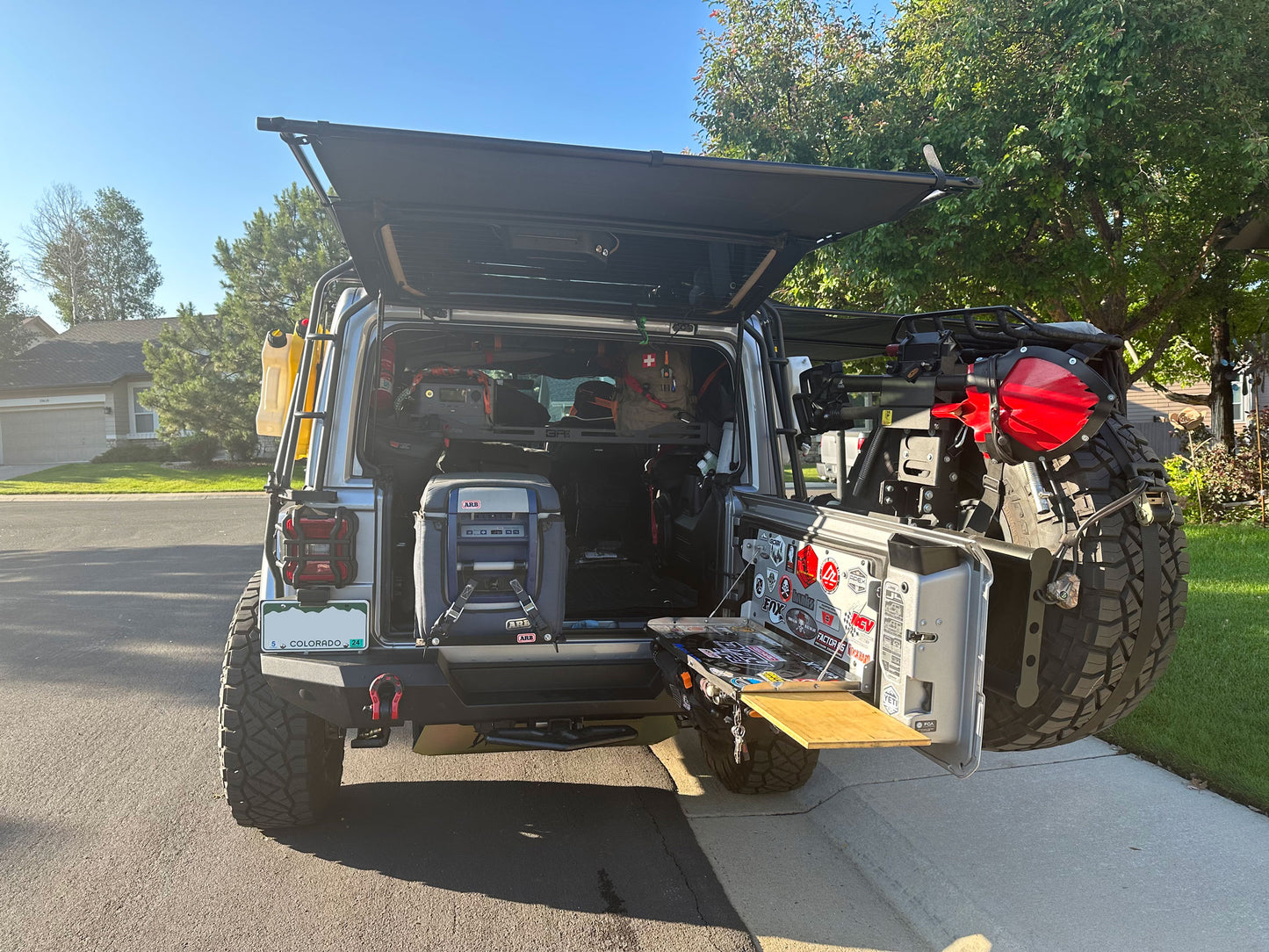 Sir-Shade™ Telescoping Rear Awning JK/JL 2/4-DR For Gobi Rack