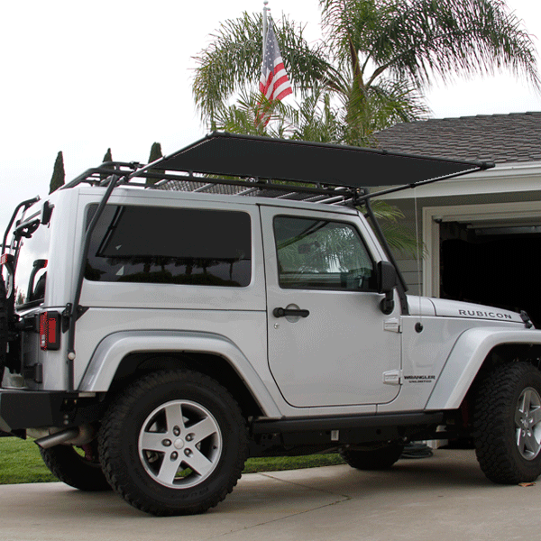 Sir-Shade™ Telescoping Awning System JK/JL 2-Door for Gobi Rack