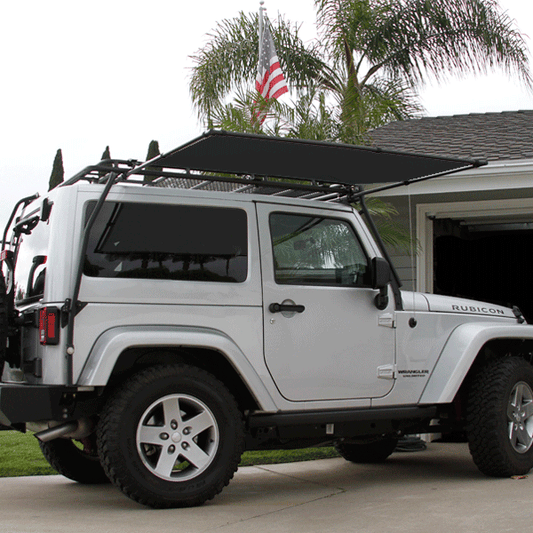 Sir-Shade™ Telescoping Awning System JK/JL 2-Door for Gobi Rack