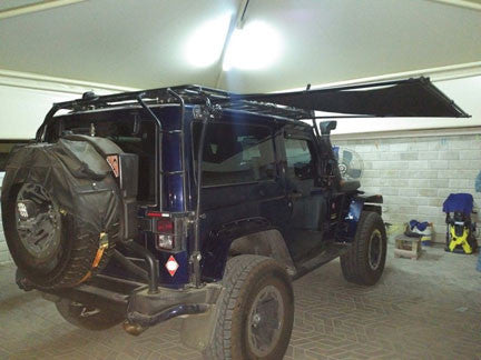 Sir-Shade™ Telescoping Awning System JK/JL 2-Door for Gobi Rack