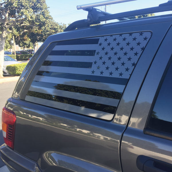 Window Flags WJ rear passenger and driver (Set of 2)