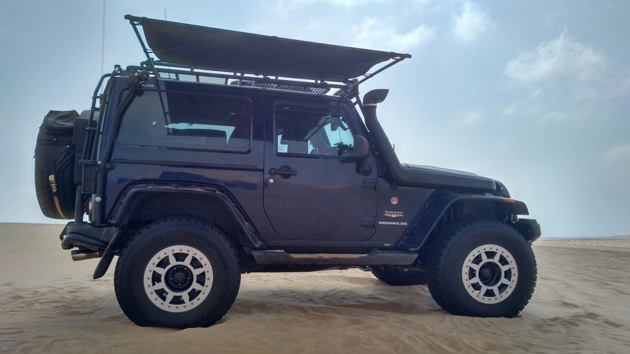 Sir-Shade™ Telescoping Awning System JK/JL 2-Door for Gobi Rack