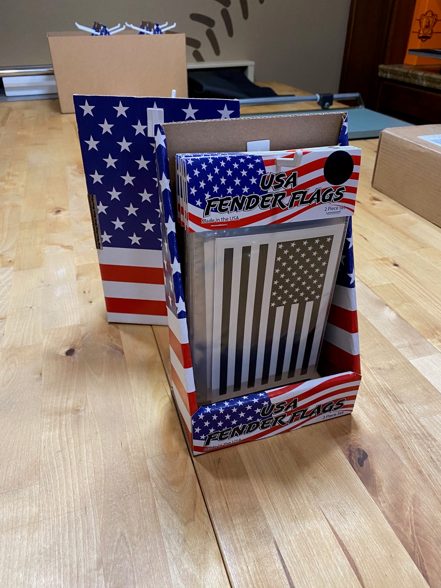 American Flag Decal Retail 10 Pack