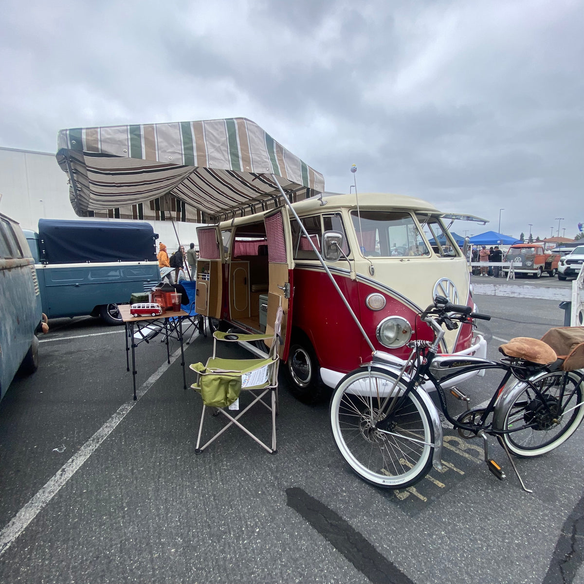 VW Bus vintage style A-Frame awning frame only (NO Canvas Cover)