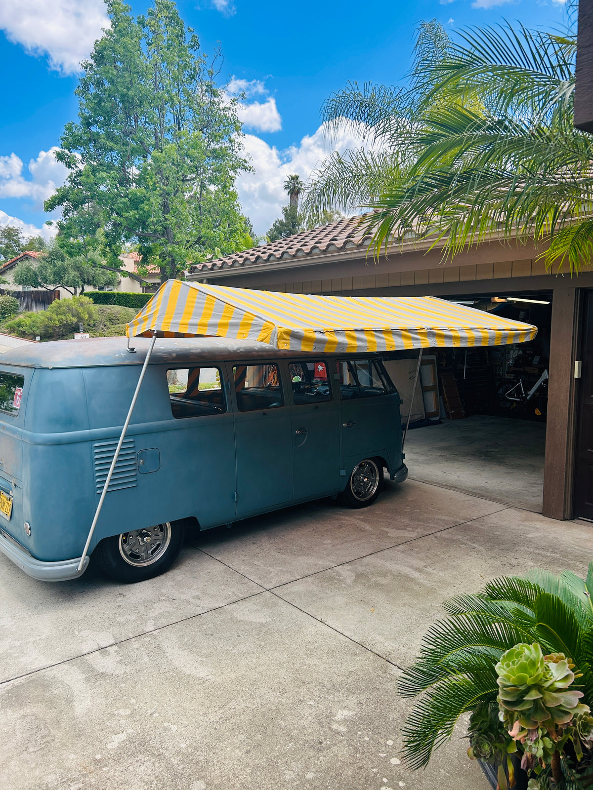 VW Bus vintage style A-Frame awning frame only (NO Canvas Cover)