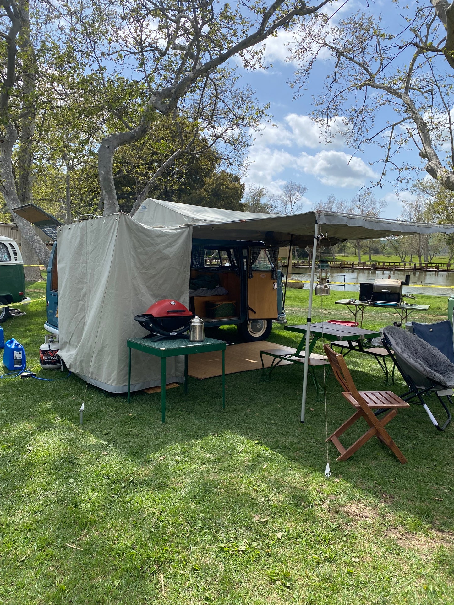 VW Safari room frame only (NO Canvas Cover, no Legs)