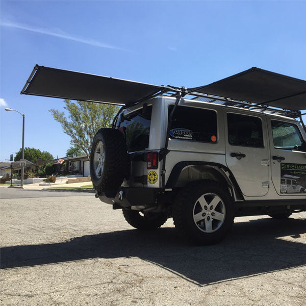 Sir-Shade™ Telescoping Rear Awning JK/JL 2/4-DR For Gobi Rack