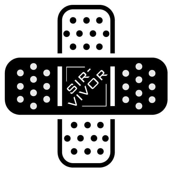 Sir-Vivor bandaid: Set of 1, click to see available colors.